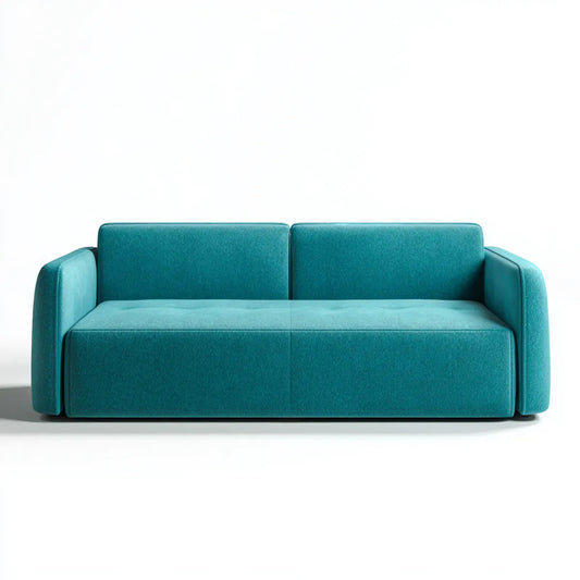 sofa 2-osobowa w prostokątnym poliestrowym aksamicie 170 x 85 x 78 cm